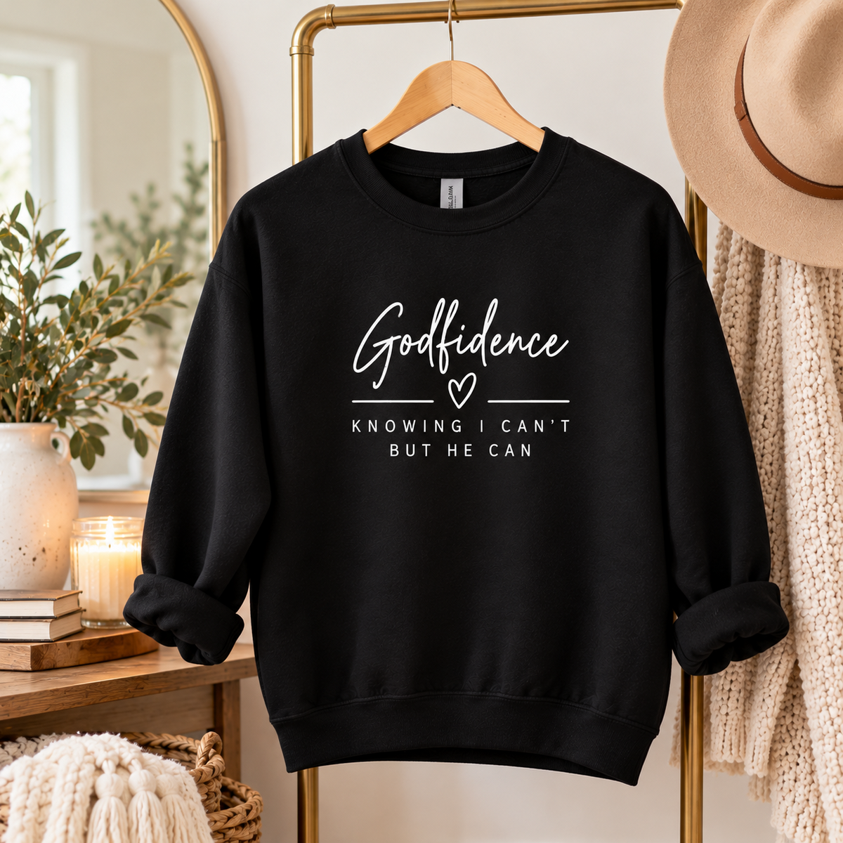 Godfidence in Him Crewneck