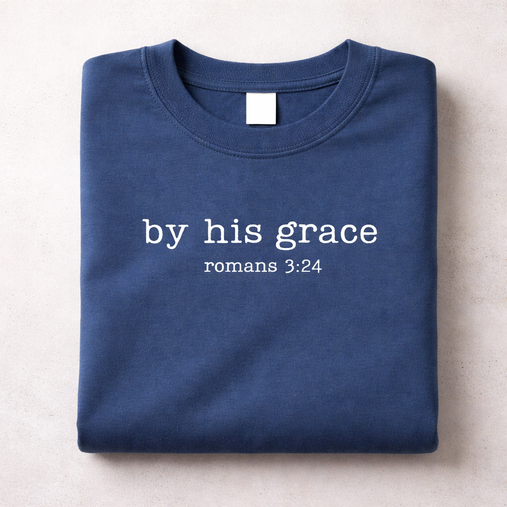 By His Grace Crewneck • Romans 3:24