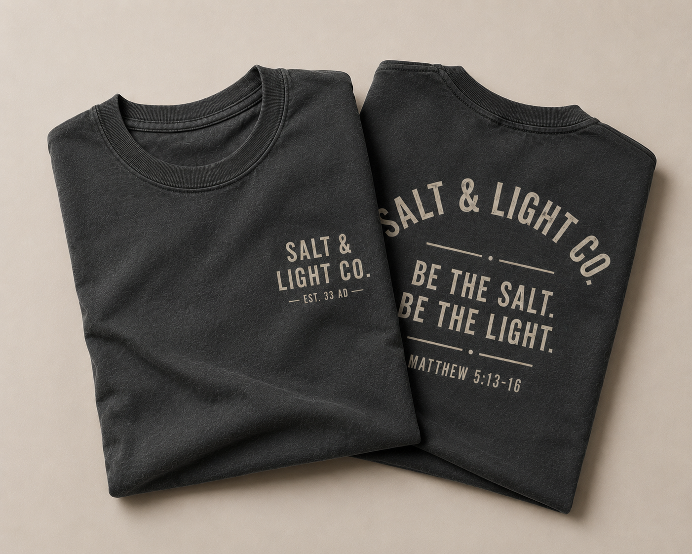 Be the Salt.Be the Light. | Christian Unisex Tee