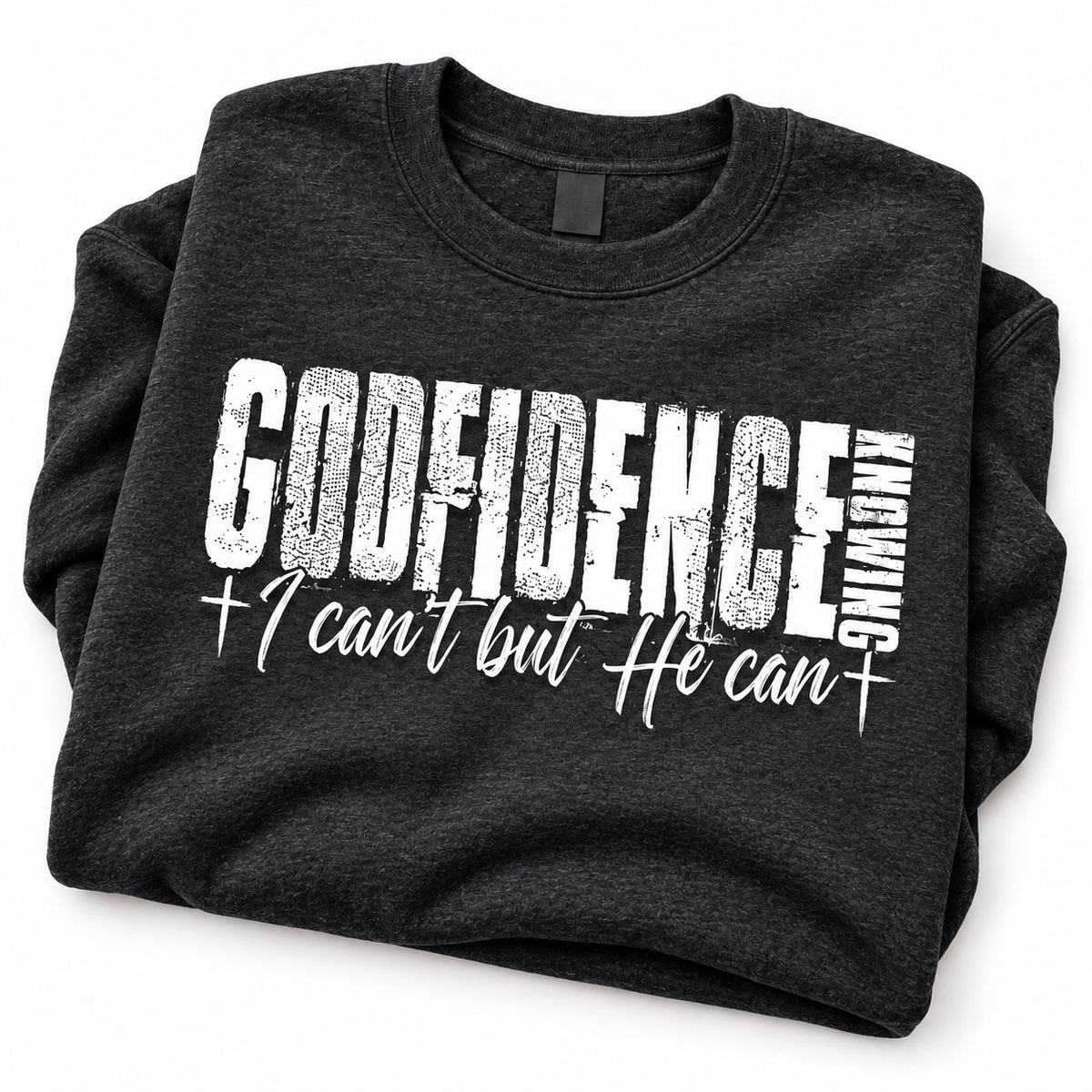 Confidence in Him Crewneck