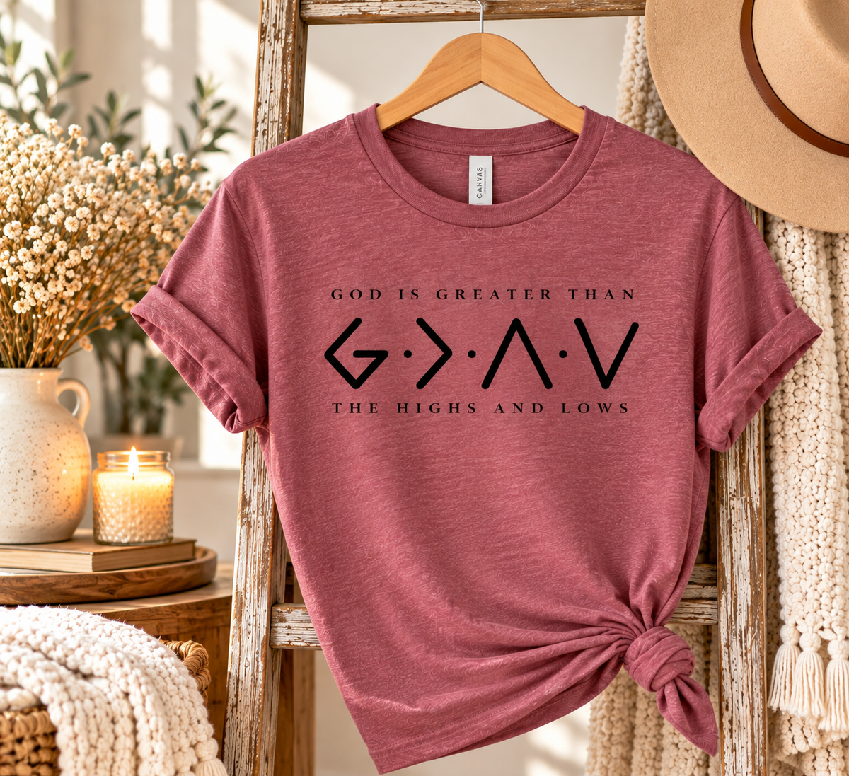 God Is Greater Than the Highs and Lows Tee