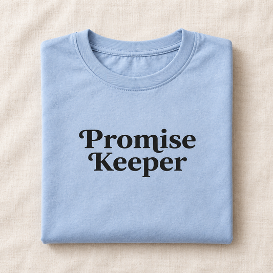 Promise Keeper tee folded