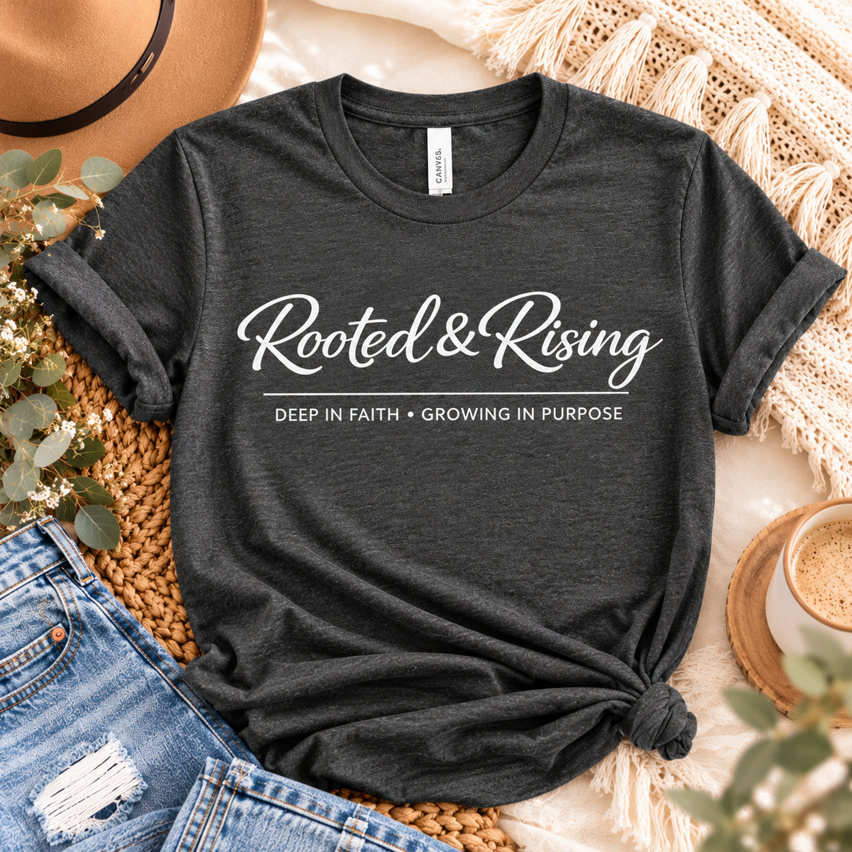 Rooted and Rising Tee